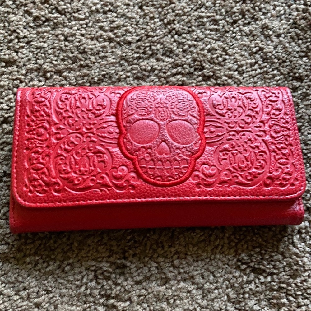 Red Skull Wallet